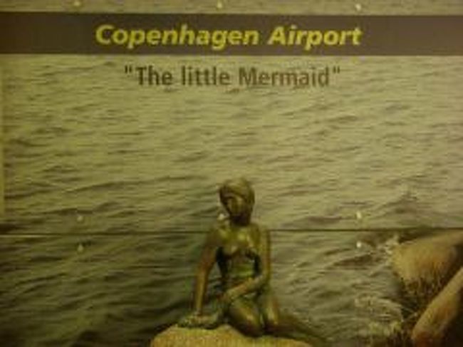 コペンハーゲン着<br /><br />遅れは取り戻せず<br />予定していたストックホルム行きの<br />乗り継ぎ便には間に合わないので<br />トランスファーセンターで次の便へ変更の手続き