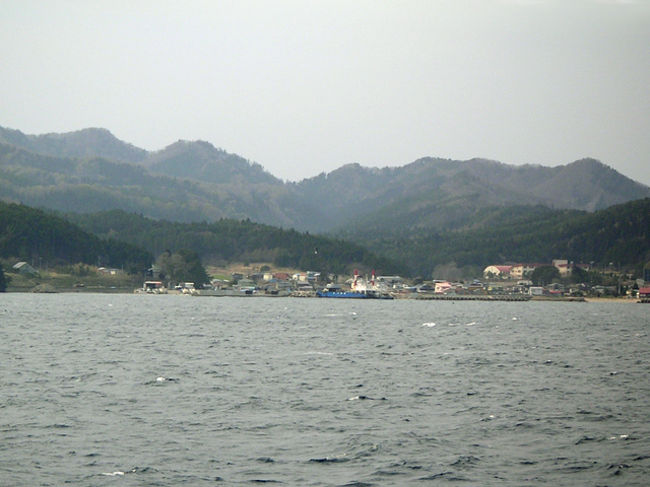 下北半島の脇野沢港にもうすぐ到着。