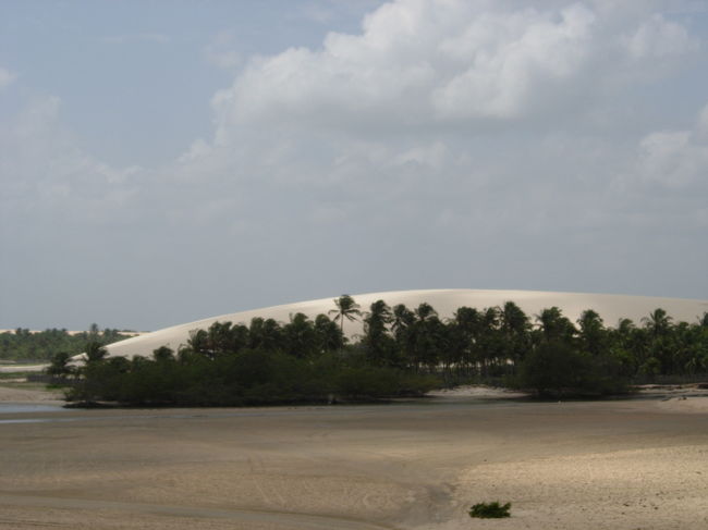 Fev.8, Duna Encantada<br />この辺の砂丘は風で動くのですが、唯一動かない砂丘がこちら。伝説では、客船が砂丘の中に埋まっているんだとか。なお、砂丘が動いたため、タタジュバの村は移動したそうです。