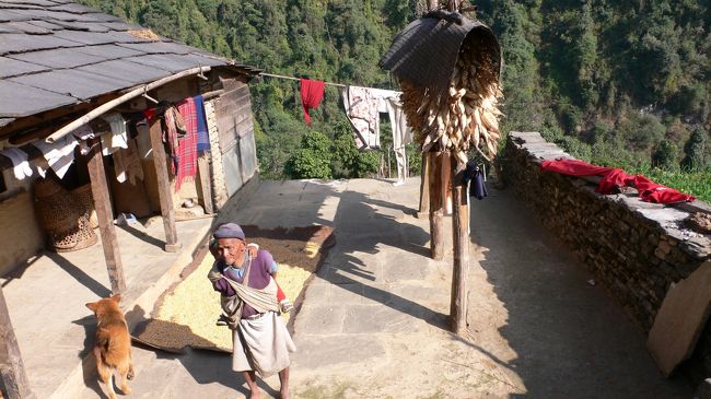 ある農家の風景。<br />