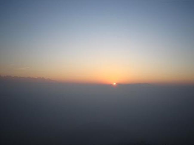 そして待ちに待ったご来光！<br /><br />