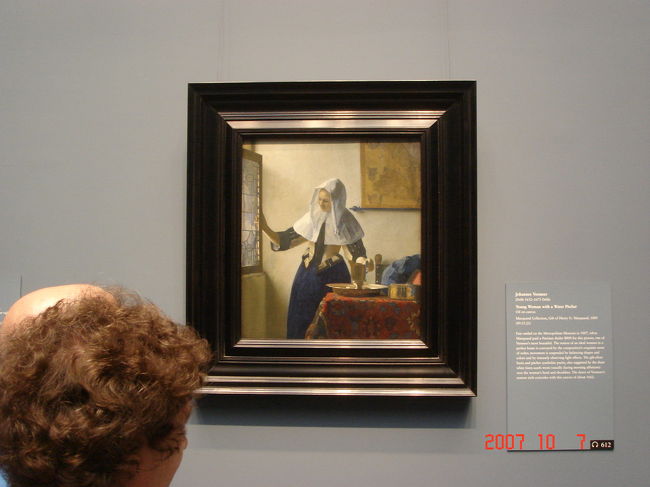 　「水差しを持つ若い女」ヨハネス・フェルメール