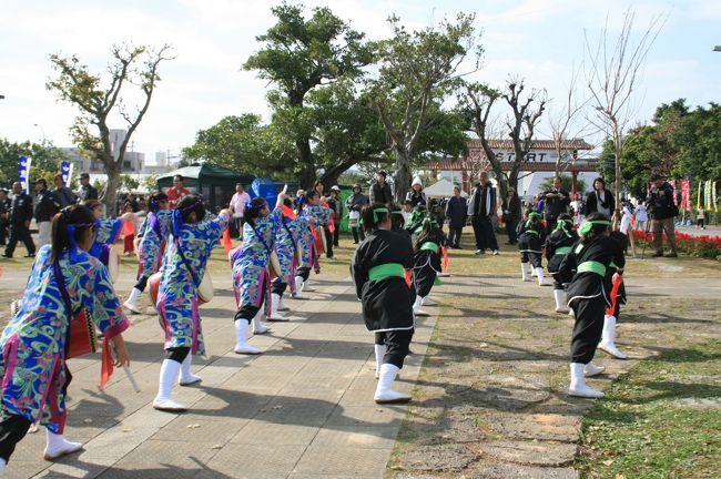 ゴールでは地元の応援団による応援が始まりました。みなさんも６時間に渡る応援お疲れさまでした。