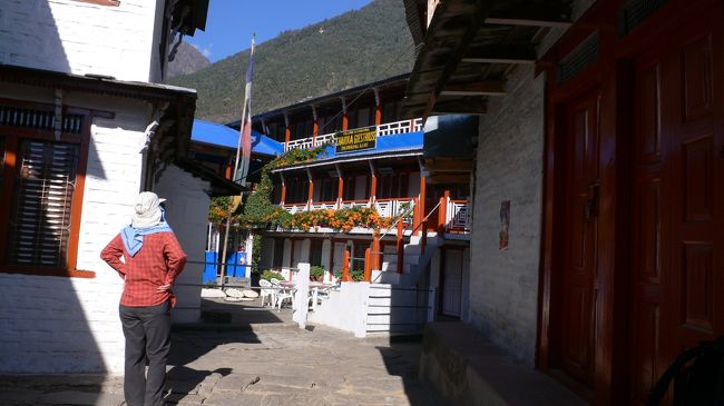 Tirkhedhunga(ティルケドゥンガ・1540m)で小休止。<br />ゴレパニから1320mも下降したことになる。<br />下りでも暑いのにここを上るのは日差しも厳しく大変そうだ。<br />