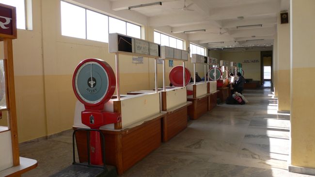 ポカラ空港の内部。<br />