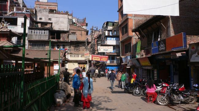 カトマンドゥ・タメル地区。