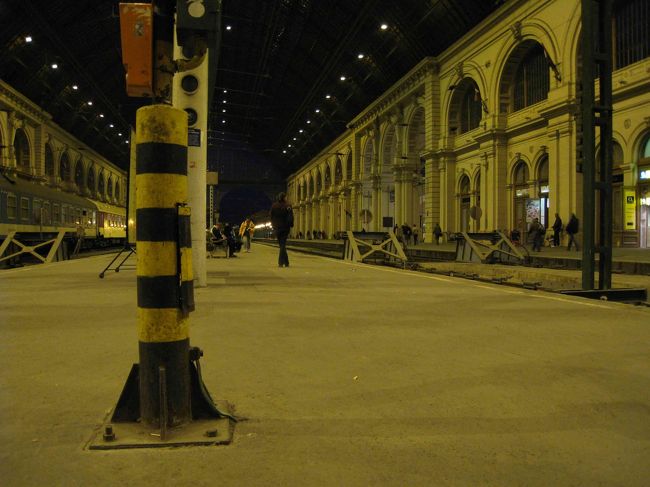 プラハに向けて出発した駅。
