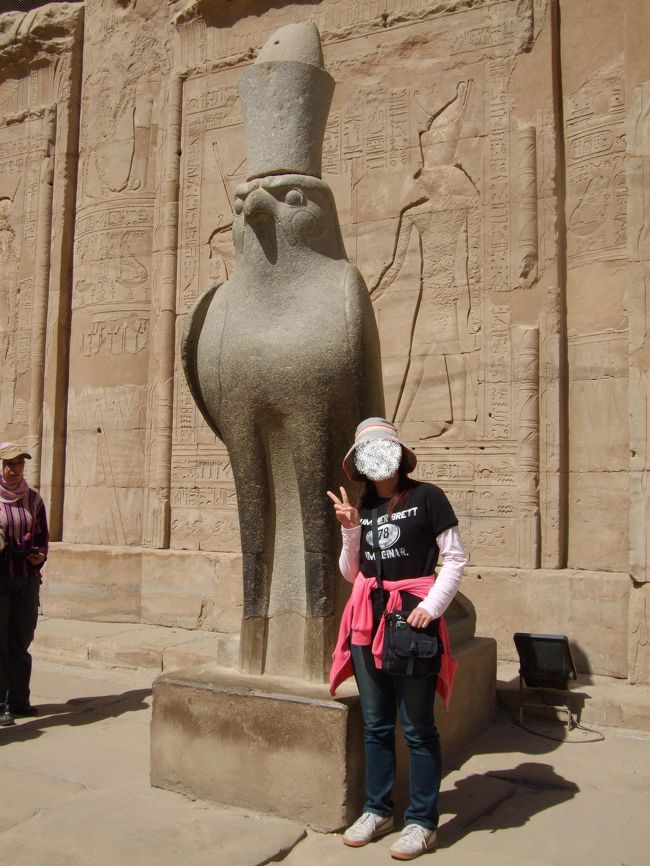 一番綺麗といわれるホルス像。