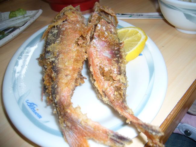 魚のから揚げ。