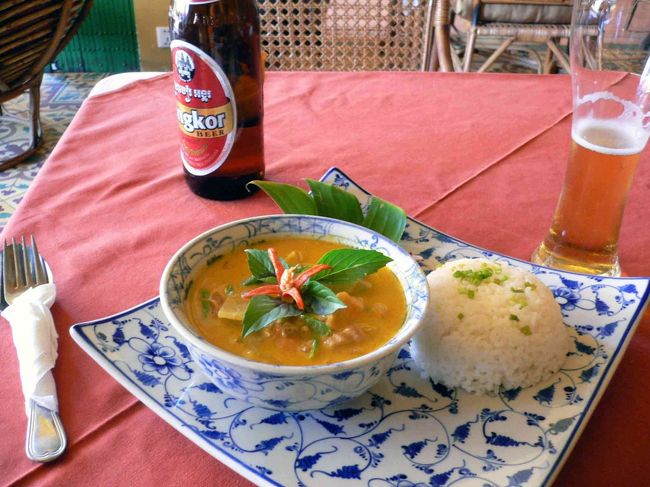 カンボジア名物？カボチャ・カレー。