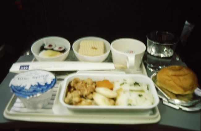 そういえば、来るときの機内食。<br /><br />日本人には日本食がでるのですね。<br /><br /><br />フィンランド滞在中はお米が恋しかったなあ。