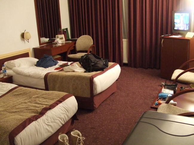 Dinnel Hotelのへやの中