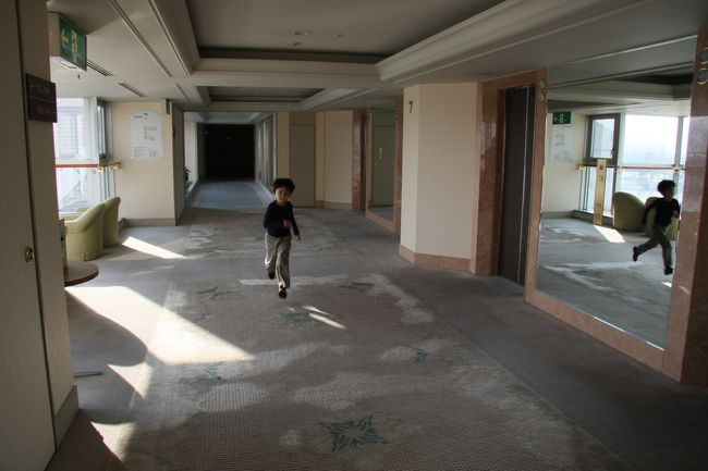 エレベーターホール<br /><br />広々としたエレベーターホールで巨大なガラスがはめ込まれていました。子供がはしゃいで走り回ってました^^;