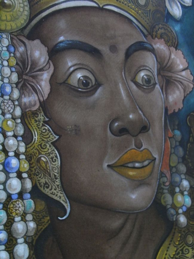 ■ネカ美術館■<br /><br />ええぇぇ！？そうなの？？<br />初めて知った〜！！<br /><br />って感じ？？<br /><br />(★*^艸^*)<br /><br />こちらも踊りの表情なのかな…？