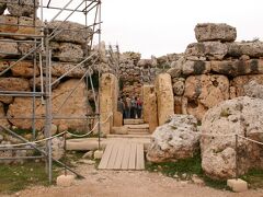 グジャンジーナ遺跡。
世界遺産に登録されている「マルタの巨石神殿群」の中の一つ。