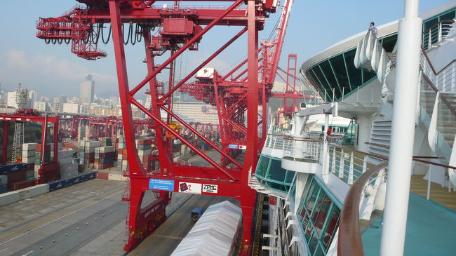 １０階デッキから眺めたところです。<br />