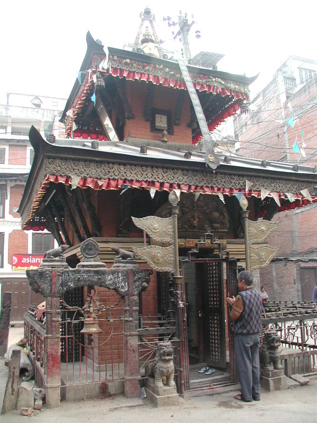 朝から敬謙なお祈りする姿が・・・。