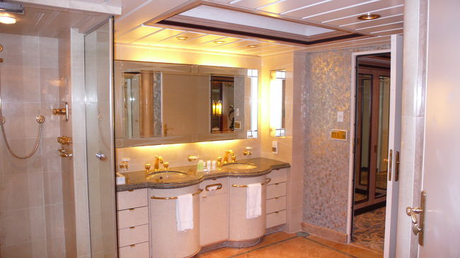 ８５００号室の洗面台。