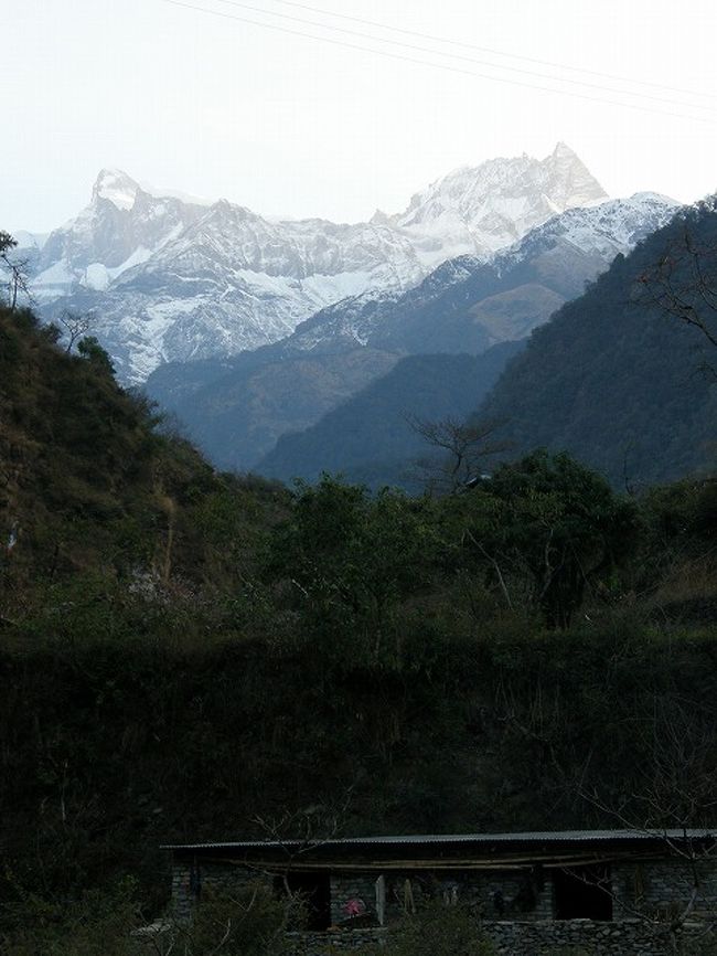 アンナプルナ?・?が輝き始める。