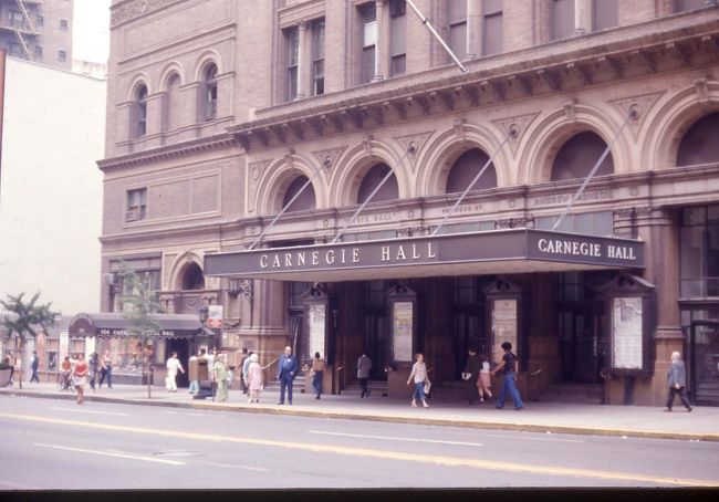音楽の殿堂　Carnegie　Hall