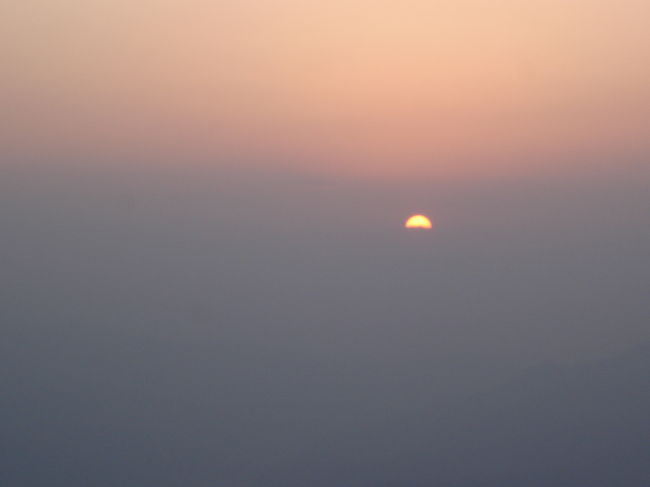 日の出でーす。