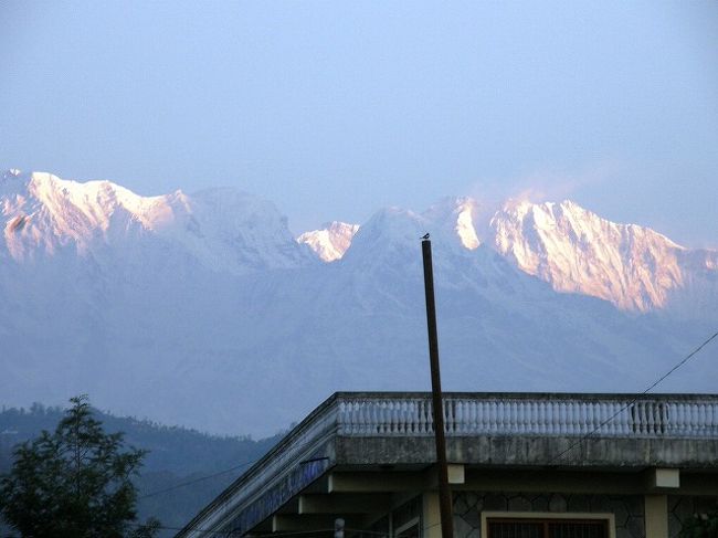 見事なモルゲンロート。