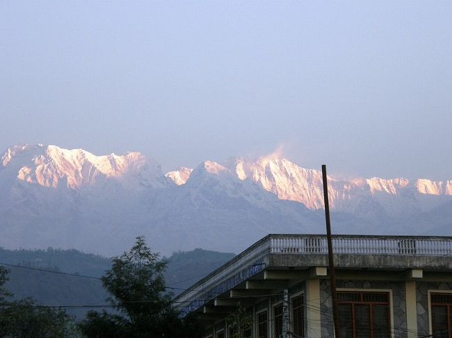 輝き始めた山々。<br /><br />もう言葉は要らない・・・。