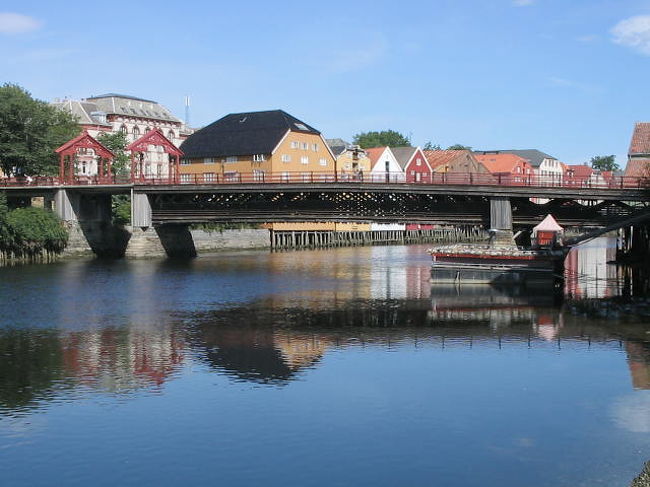 トロンハイムの町！