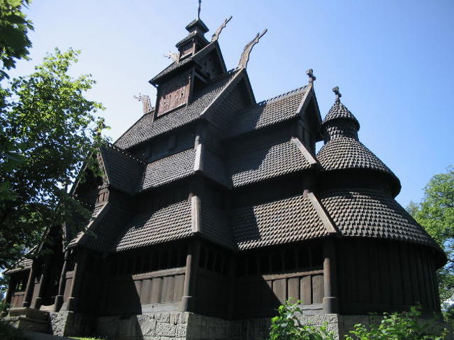 ノルウェイの木造教会！