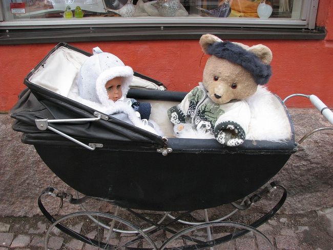 　　店頭のぬいぐるみ