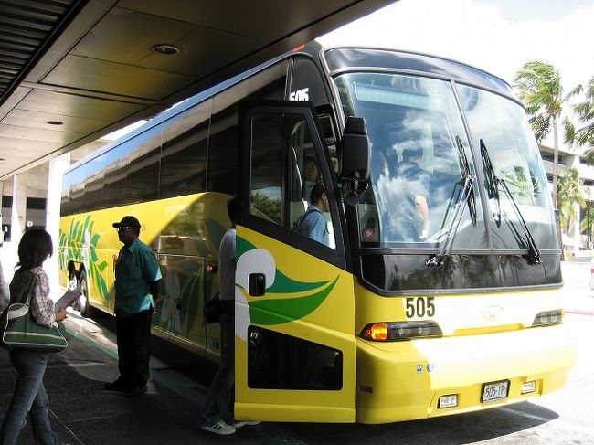 ホテルからの送迎バス