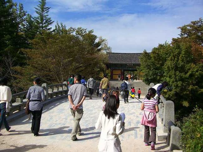 参道<br /><br /><br />参道を歩き、仏国寺（プルグクサ／Bulguksa）本堂に向かいます。<br />その先にはまた門が出てきました。<br /><br /><br />■Photolibrary<br />http://www.photolibrary.jp/img61/69_186639.html