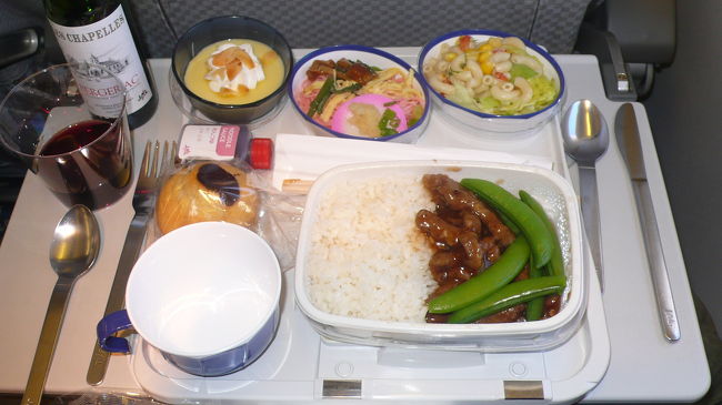 機内食、これで今回のクルーズも終了です。<br />ご覧いただき有難うございました。