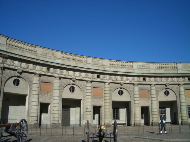 王宮の中庭から