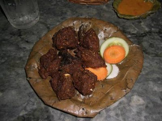 魚のから揚げ。骨が多かった･･･