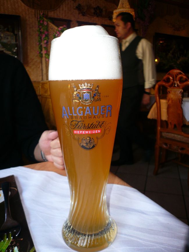 ドイツといえばビール！<br />ヴァイスビア（白ビール）は味わい深く本当に美味！