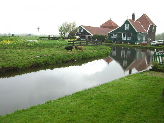 オランダは都市も田園地帯も到るところに運河が張り巡らされていますし、その水がオランダならではの景色に一役買っています。そういえば、水を張った田んぼが山や空を映す田植えの季節は、日本でも景色がいつもと違って目に映ります。水が光を映す分、世界が二倍に広がるような。<br />