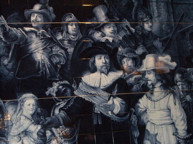 デルフト焼の「夜警」。