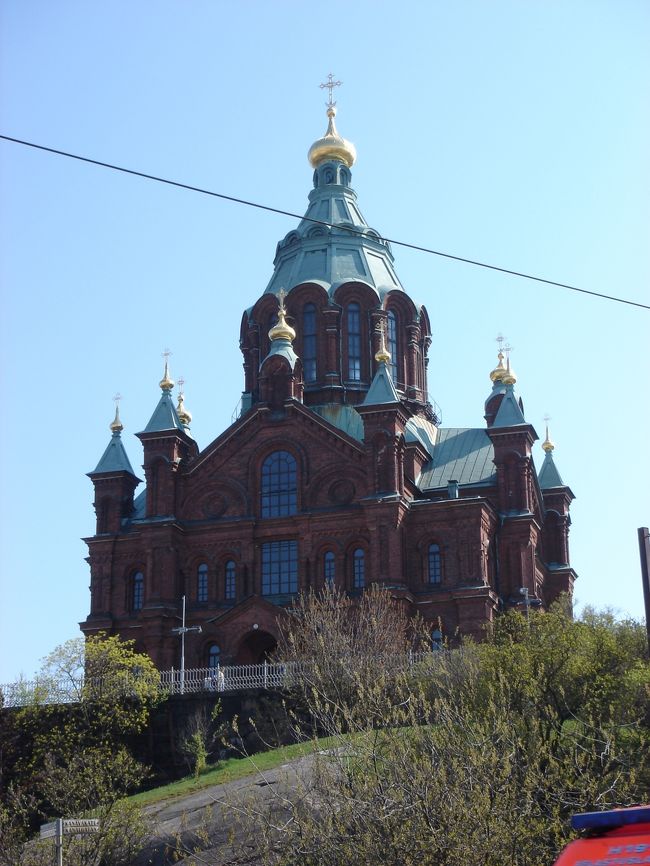 ウスペンスキ寺院をまじかまで来て撮影しました。