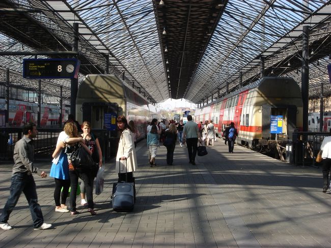 ヘルシンキ中央駅の構内です。