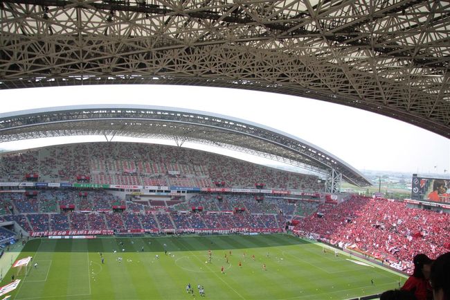 2階バックアッパーシート上部からの観戦だったが、かなり見やすかった