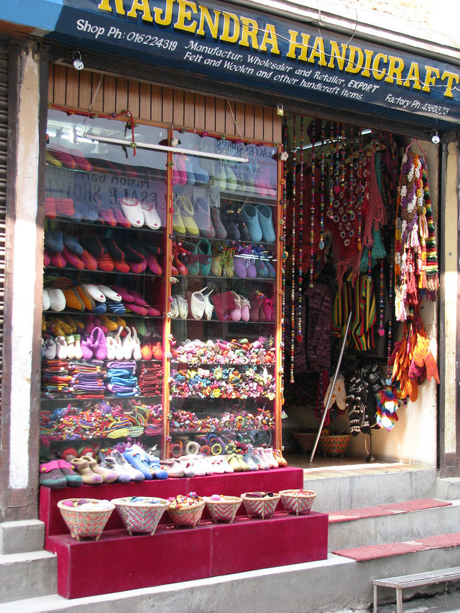 かわいいフエルト雑貨のお店。<br />物欲が爆発する街カトマンドゥ。<br />雑貨好きにはたまりません。