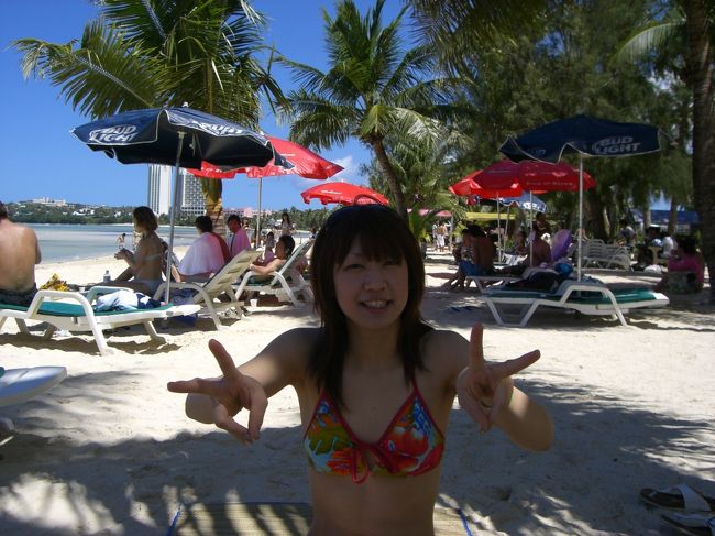 ビーチにきたよ〜♪<br /><br />日本人しかいないビーチだから安心( *＾艸＾) 