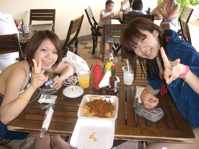 小腹がすいたのでドリンクとポテトを〜！！