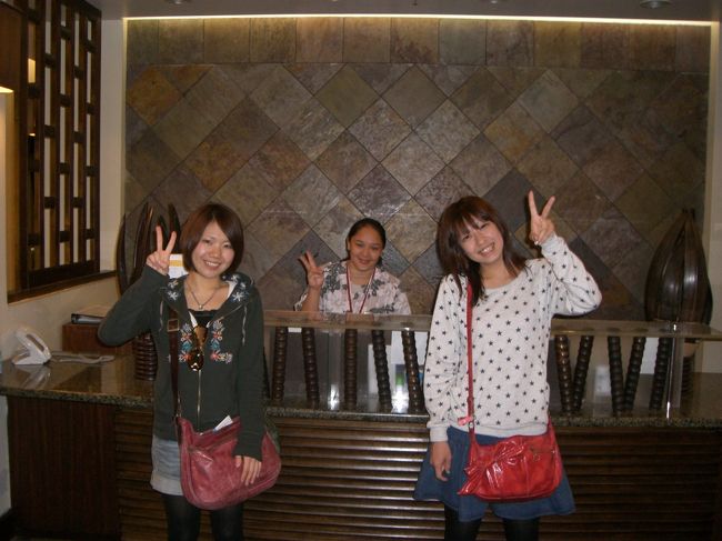 ホテルのロビーにて☆<br /><br />お世話になりました！！！！