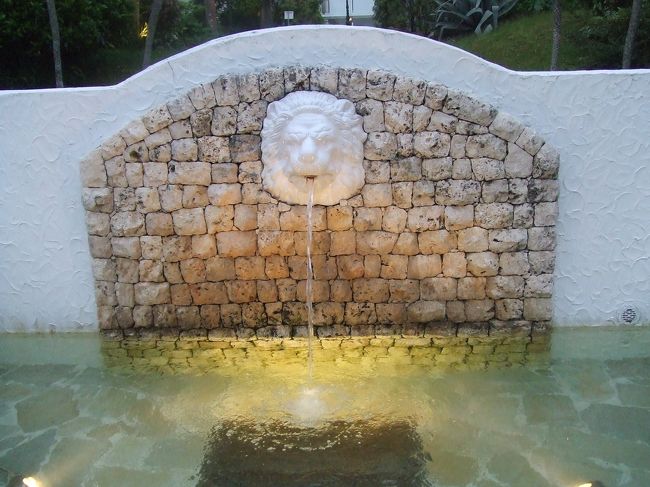 噴水その３<br />噴水とはいわないのかな（汗）ライオンの口から水が出ています。しかもライトアップまでされています！
