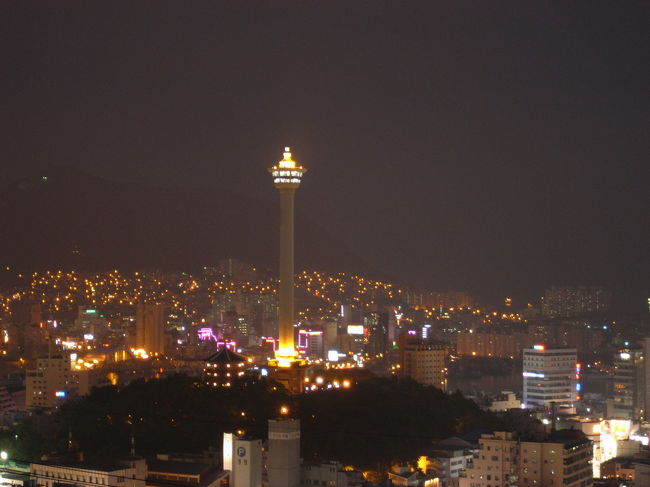 なかなか日が暮れないので民主公園から少し下ってみましたところ、眺めの良い所につきました。
