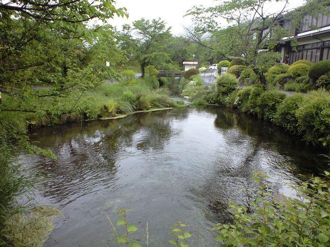 最後にちょっと細長い池を見て，さようならー。<br /><br />今日のホテルには大浴場がないため，途中の「紅富士の湯」で入浴し，さっぱりとしてチェックイン。