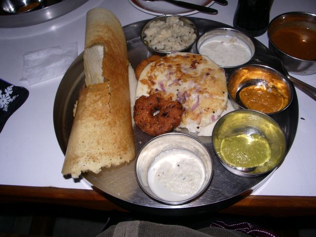 正直、全然好きじゃないカレー。<br />インドは好きだけどカレーは食べたくない・・・。<br />この旅でもカレーは数えるほどしか食べなかった。<br />美味いか？これ。