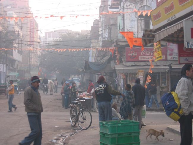 デリーのメインバザール辺り。<br />デリー駅の近くなんだけど・・・東京駅の近くがこんなだったらかなり嫌だ！
